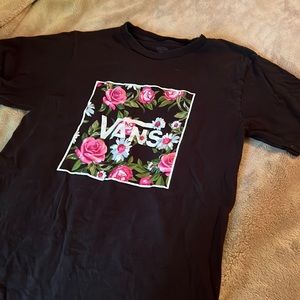 Short sleeve vans t-shirt size L